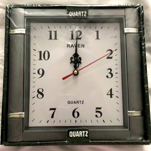 NIB Wall Clock that looks like a watch face